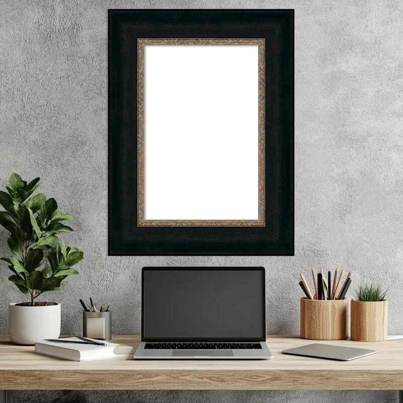 Amanti Art Paragon Bronze Framed Dry Erase Magnetic Board