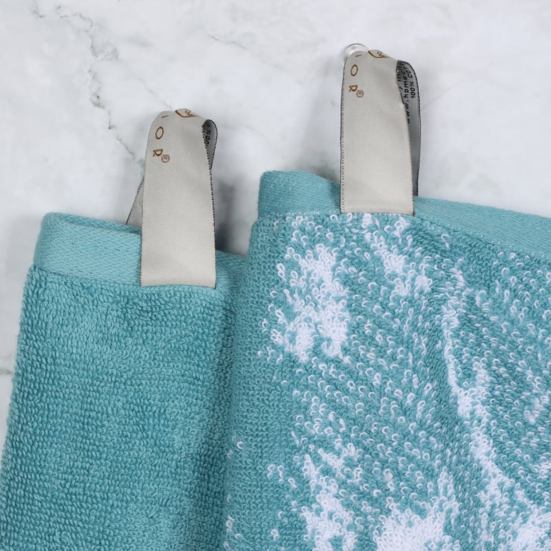 Superior Cotton Quick-Drying Solid and Marble 10 Piece Towel Set