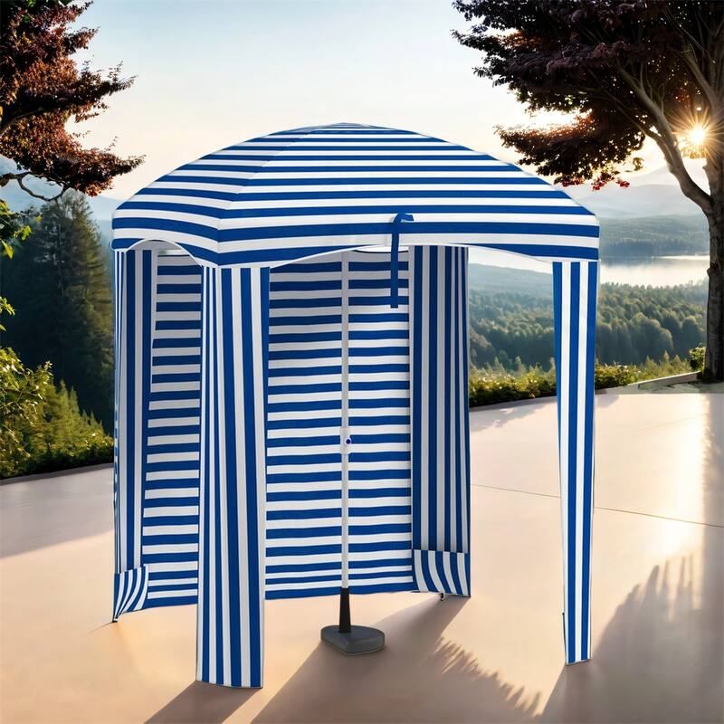 Outdoor Portable Beach Umbrella with Vents and Sandbags