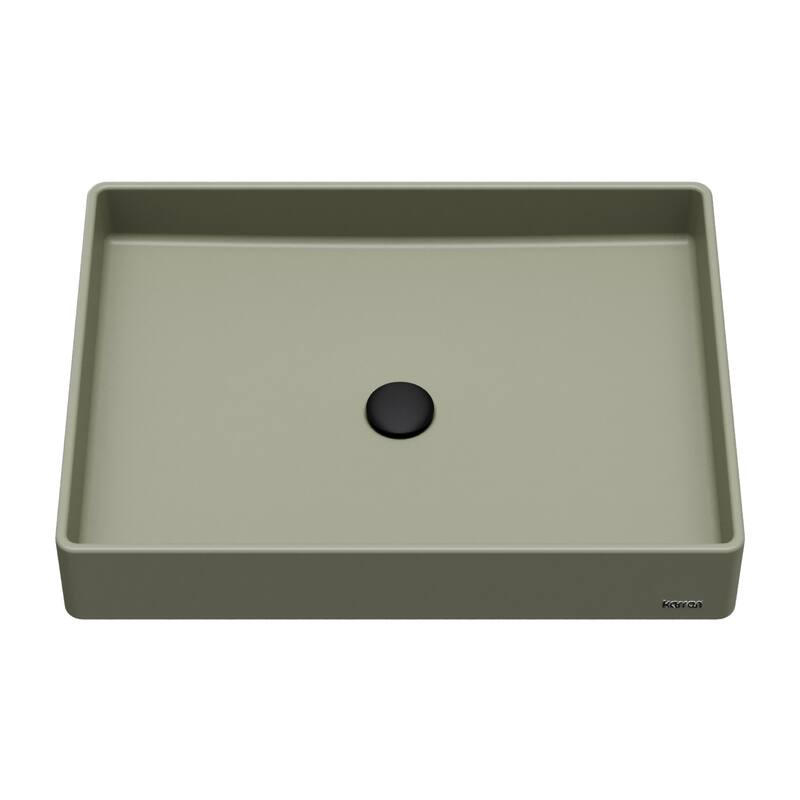 Karran USA SQS500 Sternhagen 23-5/8" Rectangular Quartz Composite - Sage Green