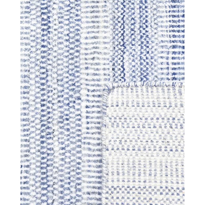 Overton Handmade Modern Contemporary Striped Indoor-Outdoor Area Rug