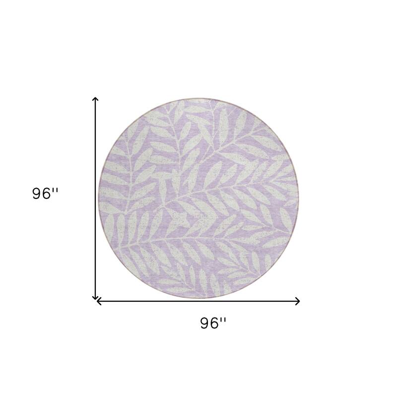 HomeRoots Floral Transitional Rectangle Outdoor Rug
