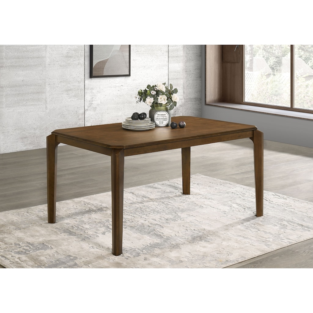 Warren Dark Brown Rectangular Dining Table
