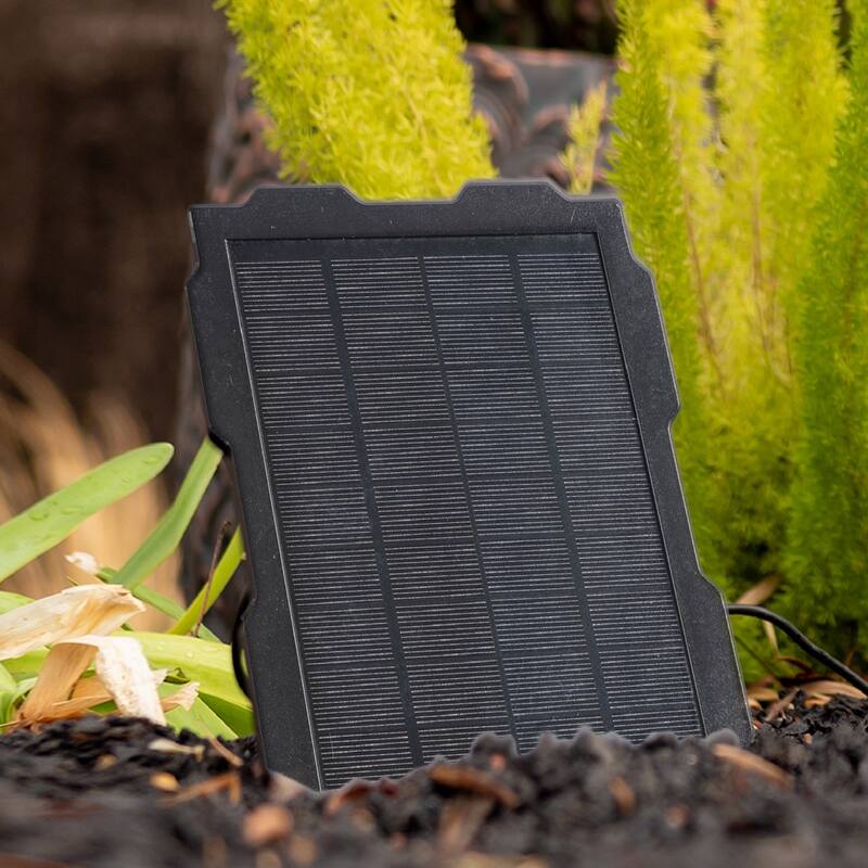 XBrand 28" Solar Tiered Freestanding Classic Bird Bath Outdoor Water Fountain, Brown