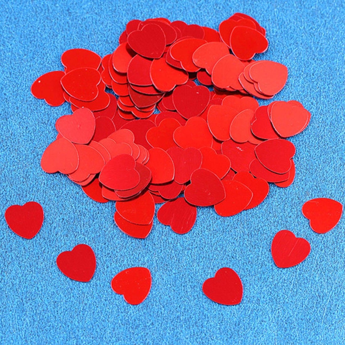 Shop Wedding Party Plastic Heart Shaped Romance Diy Confetti Table