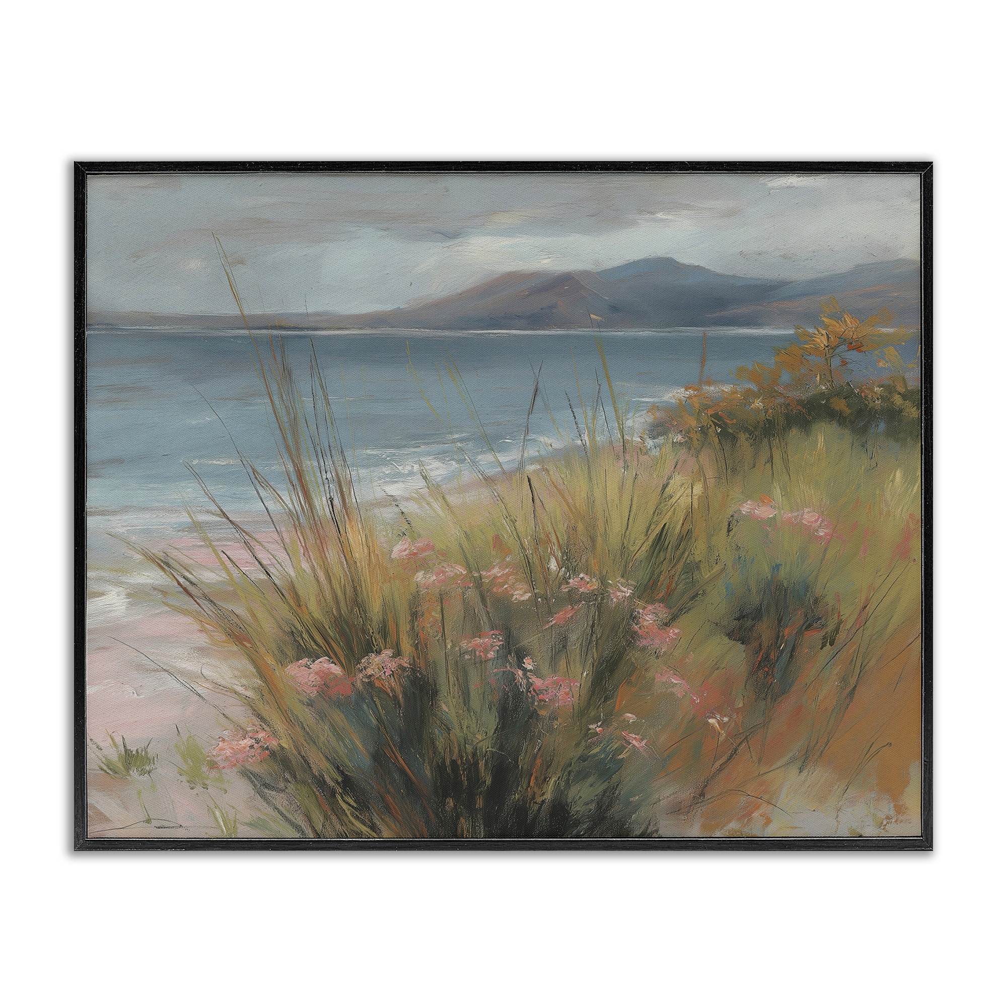 Stupell The Green Valley Beach Framed Giclee Art Design By Svetlana Aleynikova