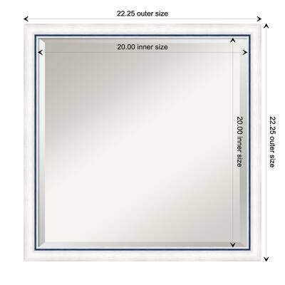 Morgan Beveled Wood Framed Wall Mirror
