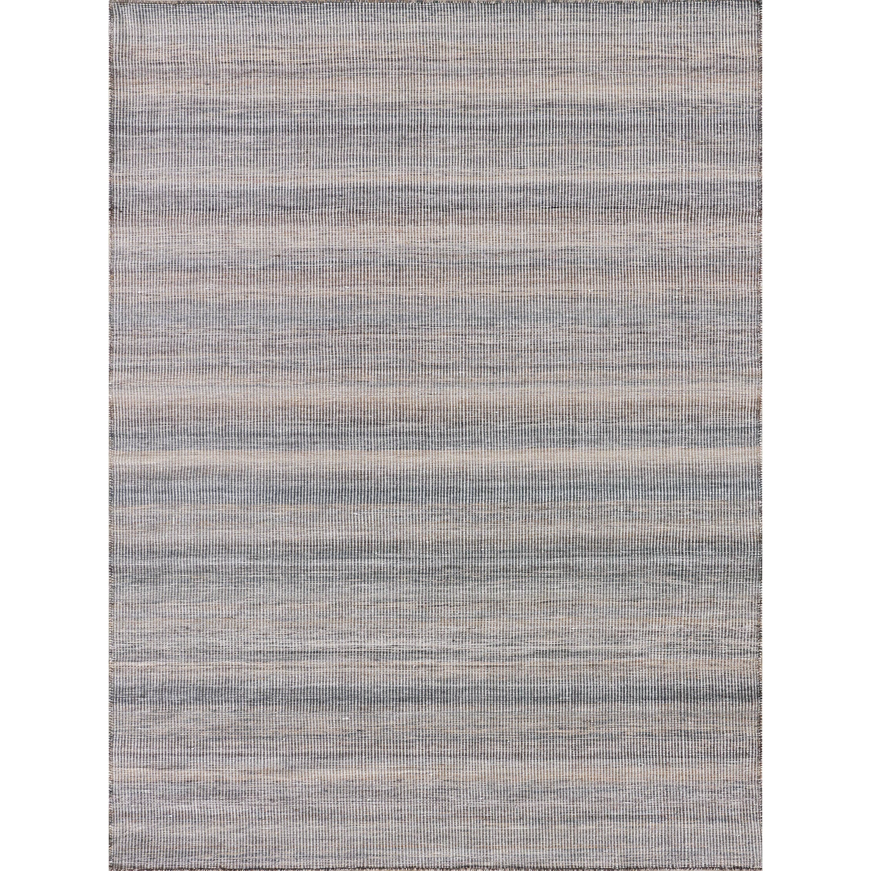EXQUISITE RUGS Lenzi Indoor/Outdoor Flatweave PET yarn Grey/Ivory Area Rug.