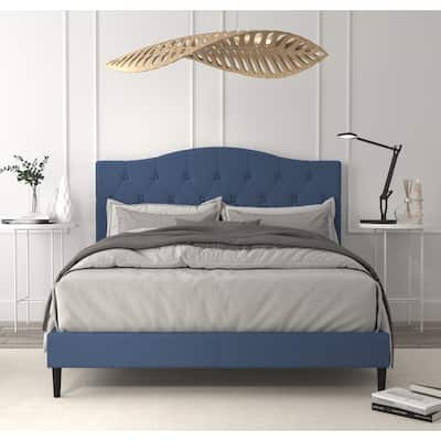 Mason Tufted Upholstered Platform Bed