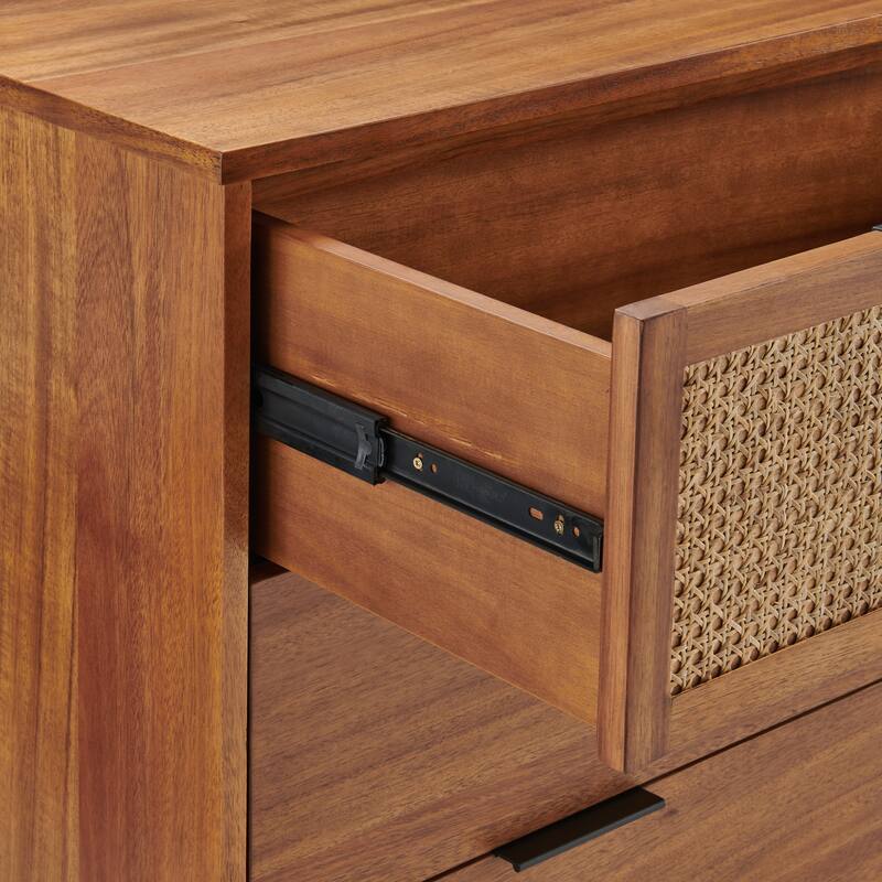 NPD Furniture Caine Rattan Chest 3 Drawers
