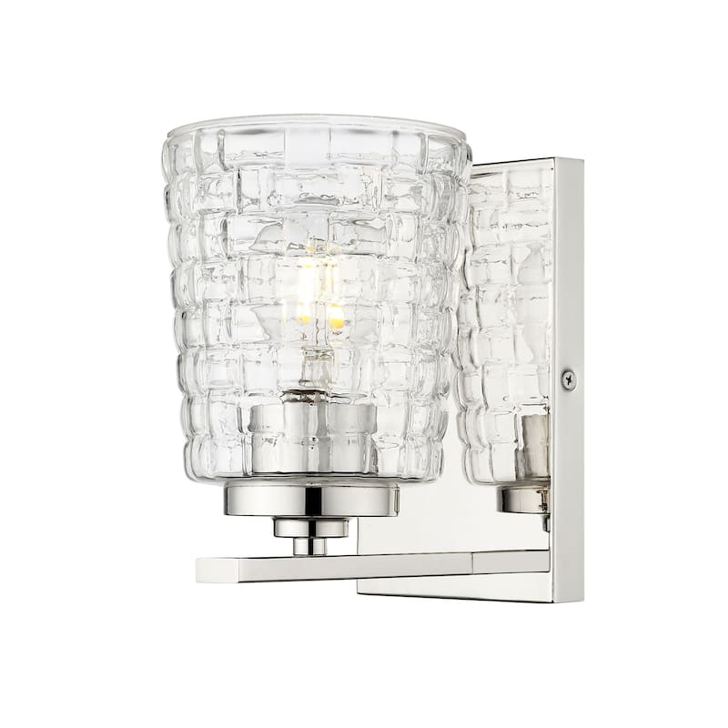 Millennium Lighting 22101 Saben 8" Tall Wall Sconce - Polished Nickel