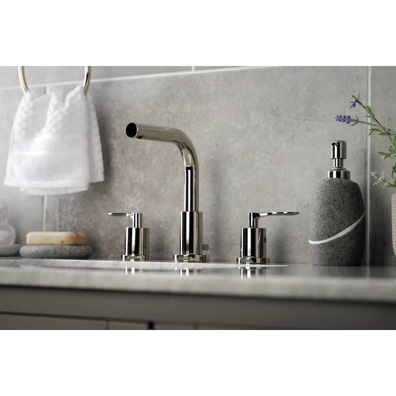 Kingston Brass Serena 1.2 GPM Widespread Bathroom Faucet with Pop-Up
