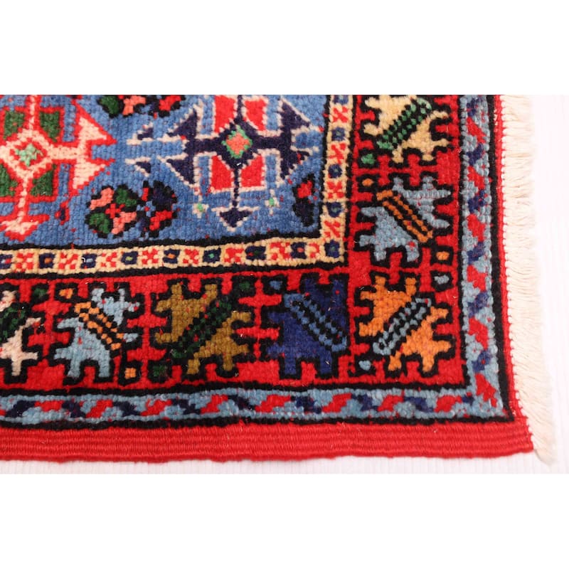 ECARPETGALLERY Hand-knotted Royal Maroc Red Wool Rug - 5'9 x 8'0