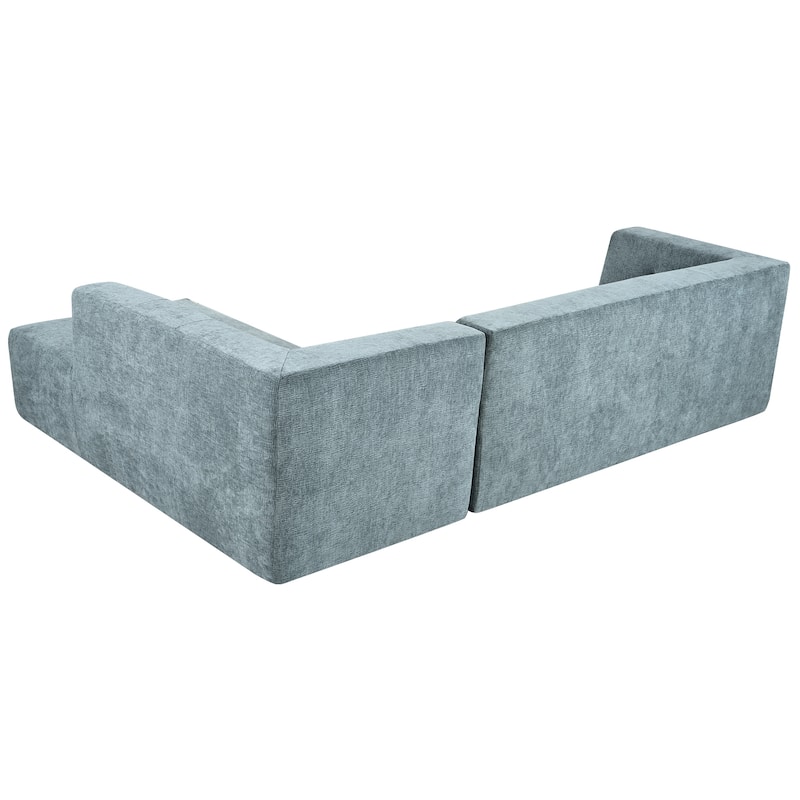 L-Shaped Modular Modular Combination Living Room Sofa Set Modern Minimalist Sofa, Upholstered Deep Seat Couches