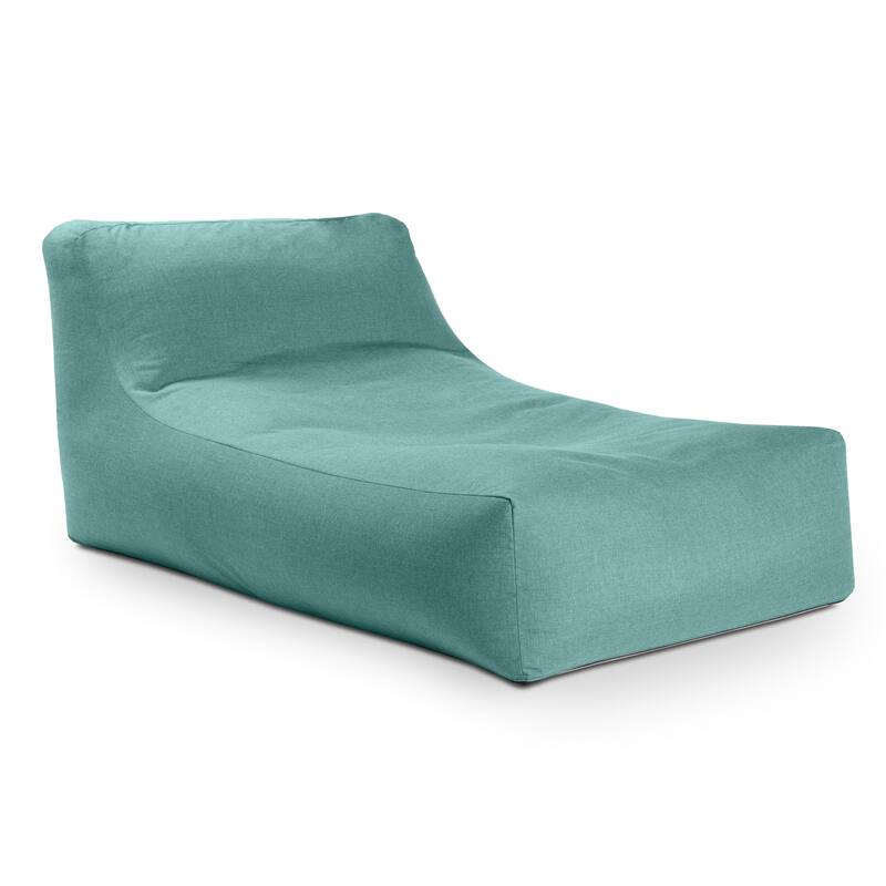 Coza Outdoor Sun Lounger - Luxurious Giant Outdoor Chaise - N/A - Sunbrella Breeze