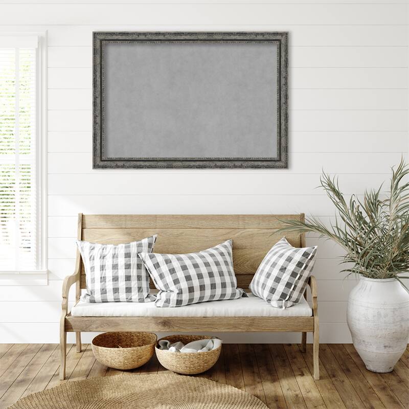 Amanti Art Filigree Gloss Black Framed