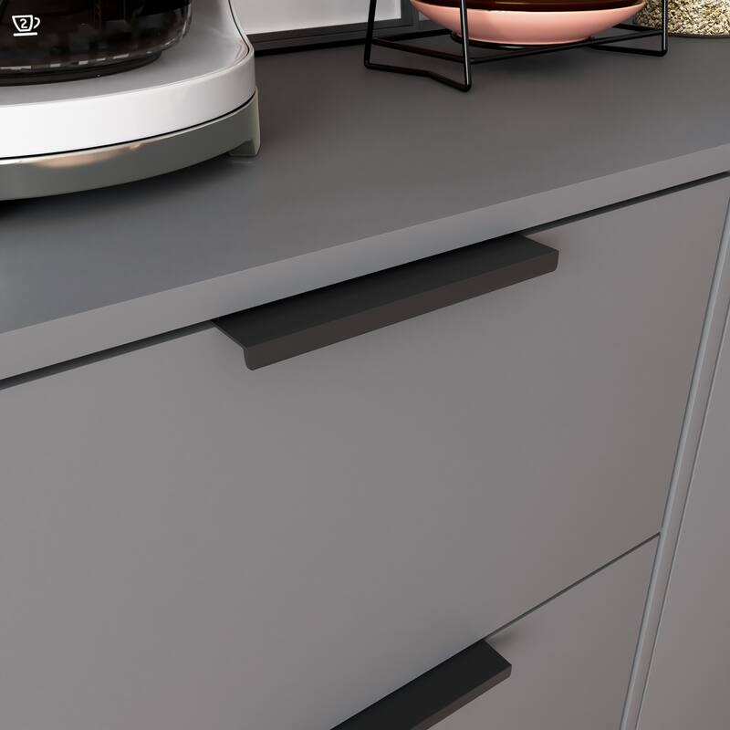 Storage Cabinet With 3 Drawers & Adjustable Shelf