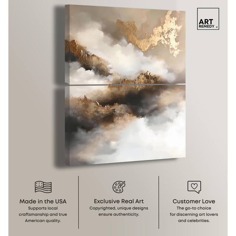 Celestialscape Canvas Set of 2 by Art Remedy, Gallery Wrapped