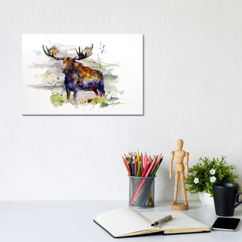 iCanvas "Elk" by Dean Crouser Canvas Print - 8x12x0.75