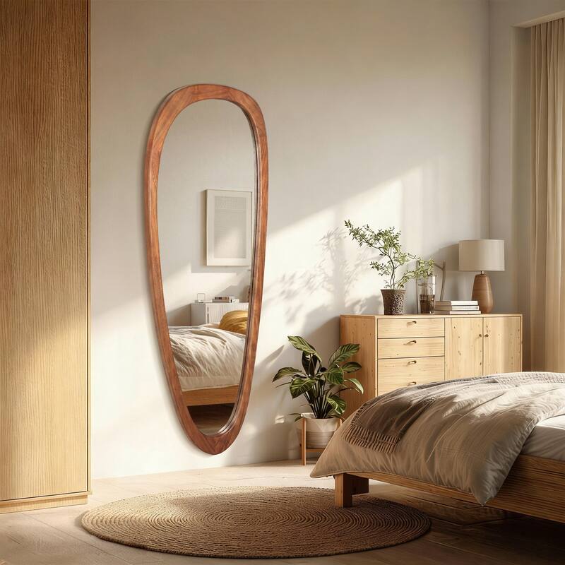 Unique Silhouette: Curved-shaped, Stylish Wall Mirror