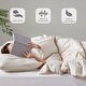 preview thumbnail 136 of 159, Chelsea Square Evans Pinch Pleated Soft Washed Boho Duvet Cover Set