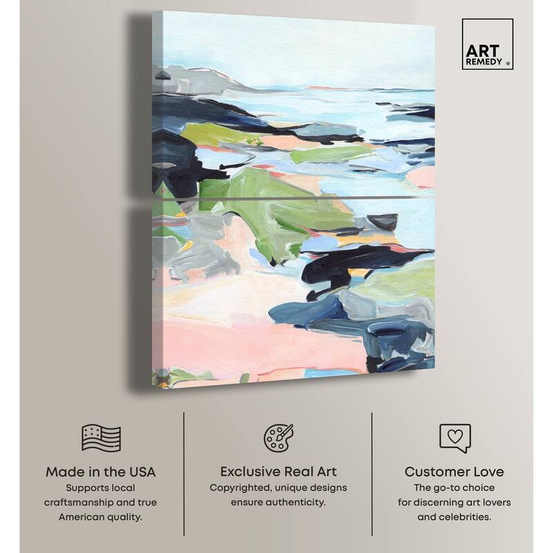 Between Seasons I Canvas Set of 2 by Art Remedy, Gallery Wrapped