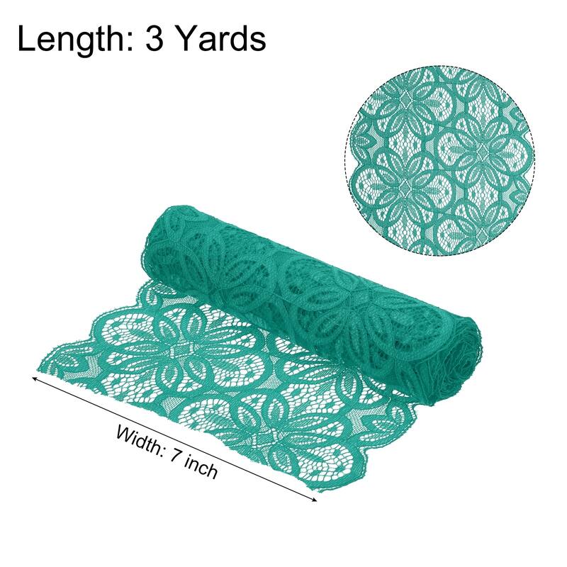 Lace Ribbon 7 Inch Lace Flower Trim for Craft Gift Wrappers Wedding