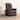 vidaXL Massage Chair Dark Brown Fabric - 29.1" x 39" x 40.2"