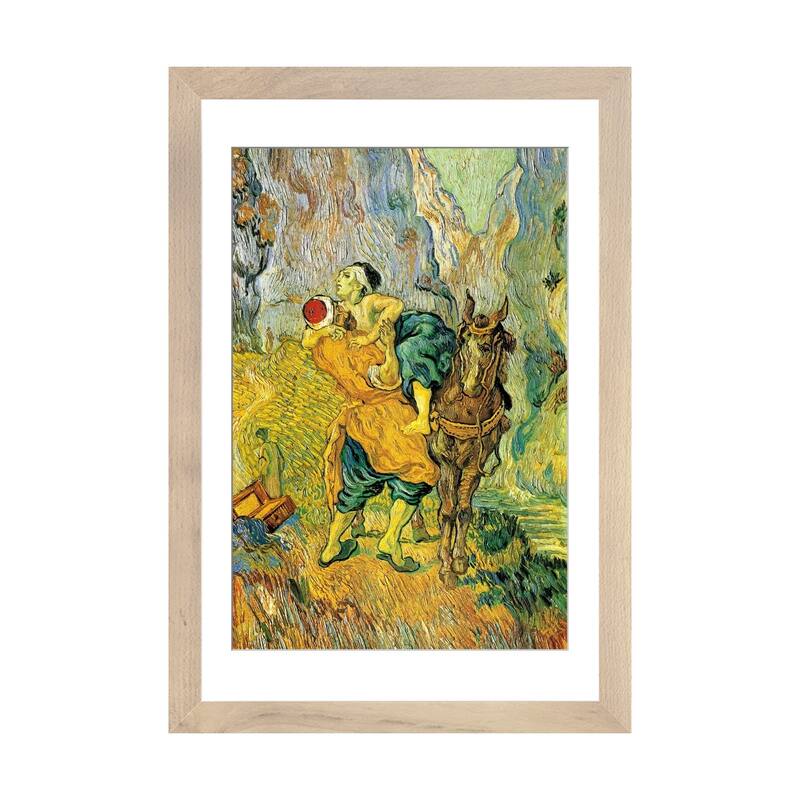 iCanvas "The Good Samaritan" by Vincent van Gogh - Natural - 24x16x1