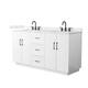Option White / Giotto Quartz Top / Matte Black Hardware