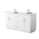 Option White / Giotto Quartz Top / Matte Black Hardware