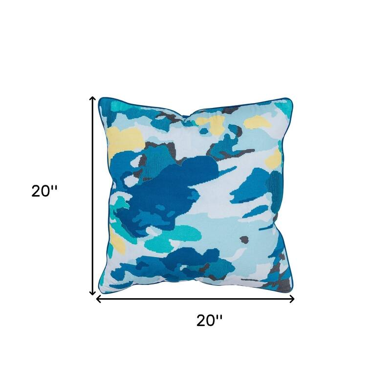 HomeRoots 20" Cotton Throw Pillow