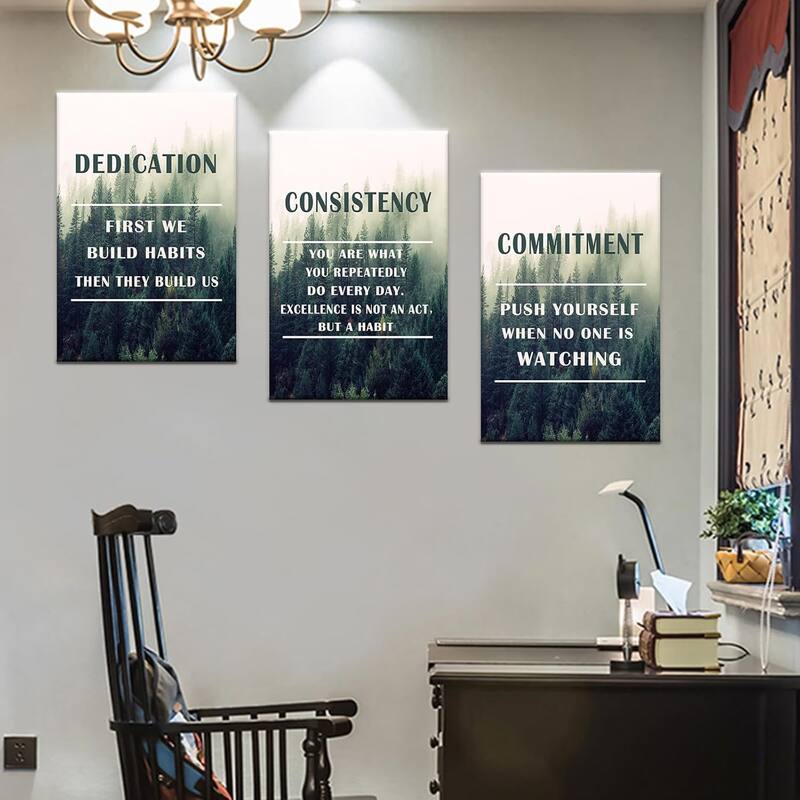 Inspirational Canvas Wall Art Dedication
