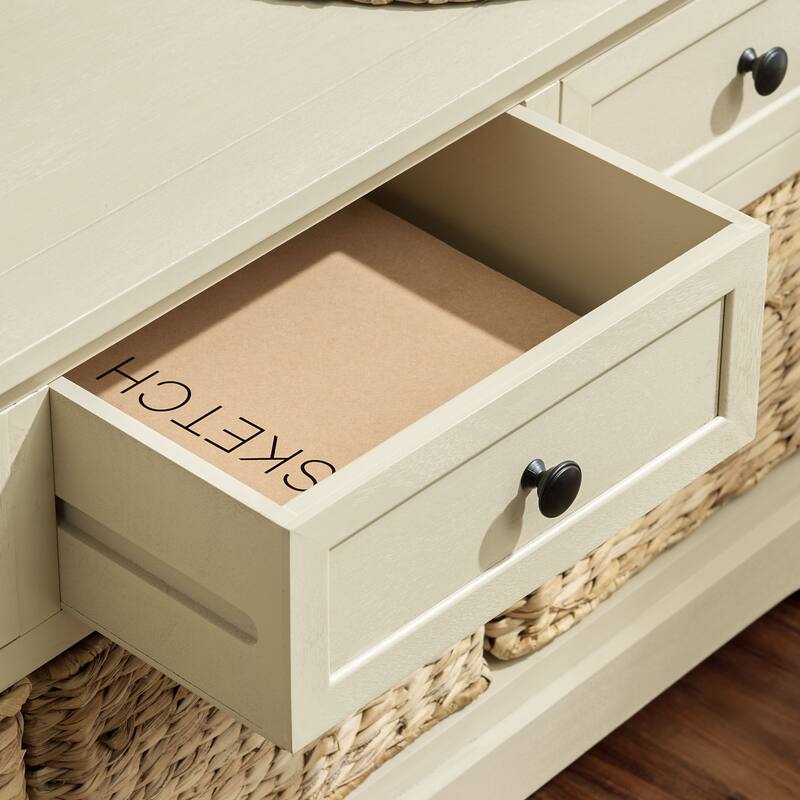 SAFAVIEH Ara Grey 3-Drawer Storage Unit - 42.1" x 15.4" x 19.7" - 42"W x 15"D x 20"H