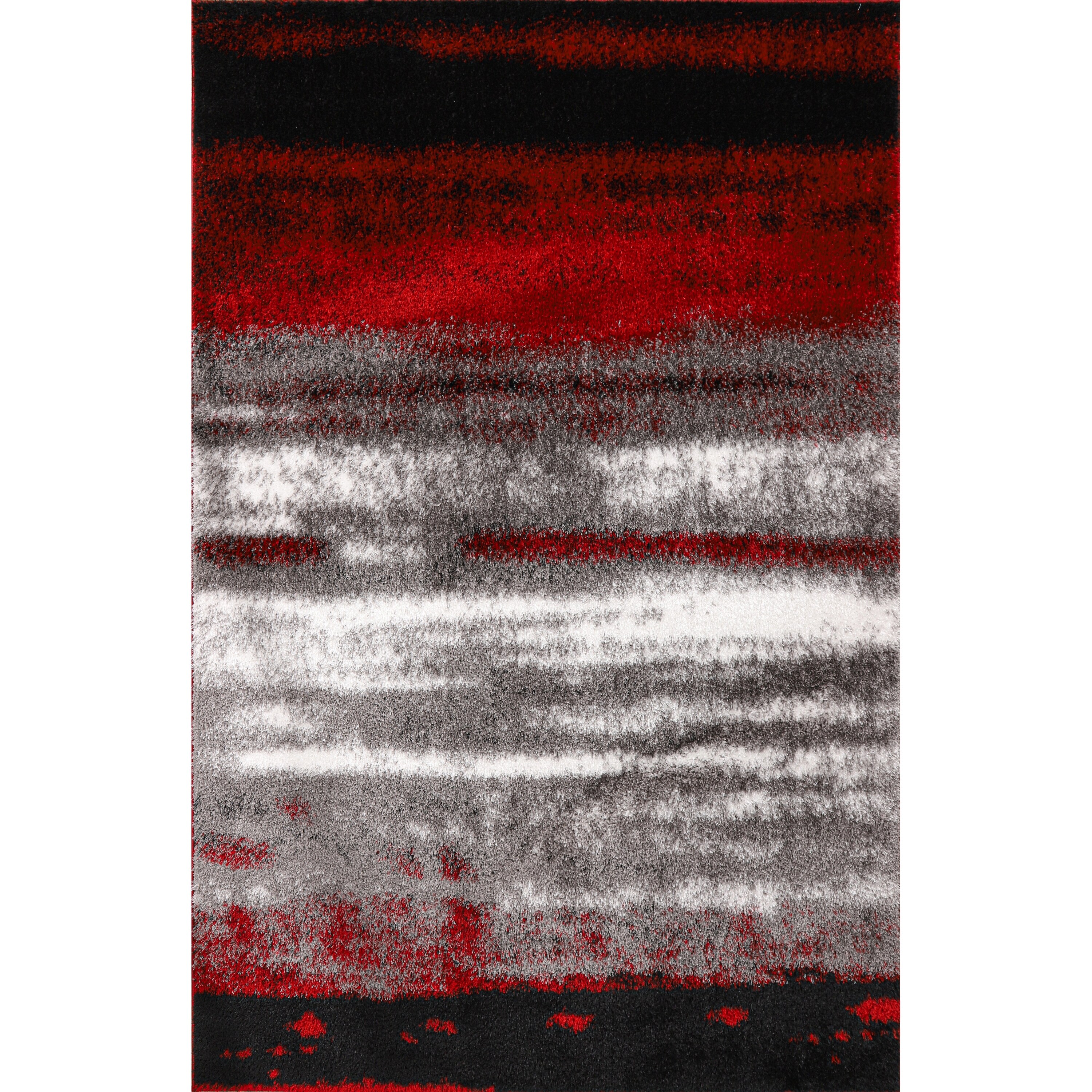 Santorini Collection Abstract Area Rug