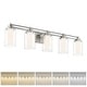 preview thumbnail 6 of 14, 5 Light Vanity Light, Bathroom Light, 30W 5CCT - 5-Light Brushed Nickel