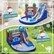 preview thumbnail 5 of 10, Costway 6-in-1 Winter Theme Snowman Inflatable Castle Kids Bounce - Multi-colored - See Details