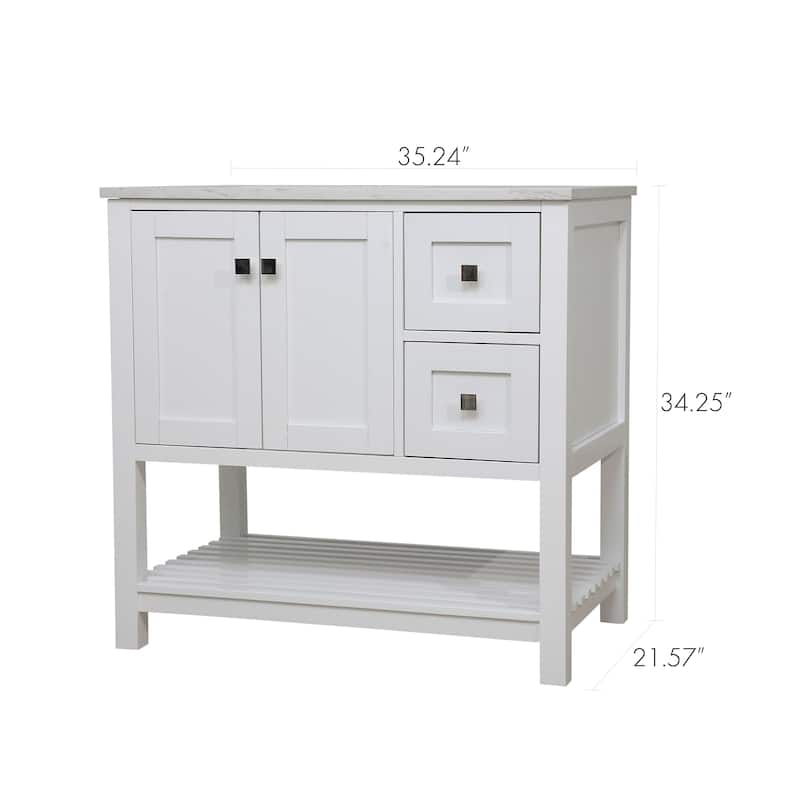 Tribecca 36" 2-Drawer Vanity