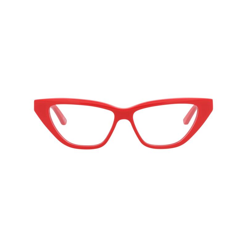 Balenciaga Cat Eye-Frame Acetate Optical Frames - Red Red Transparent - Red