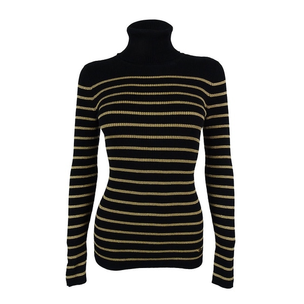 ralph lauren women's black turtleneck