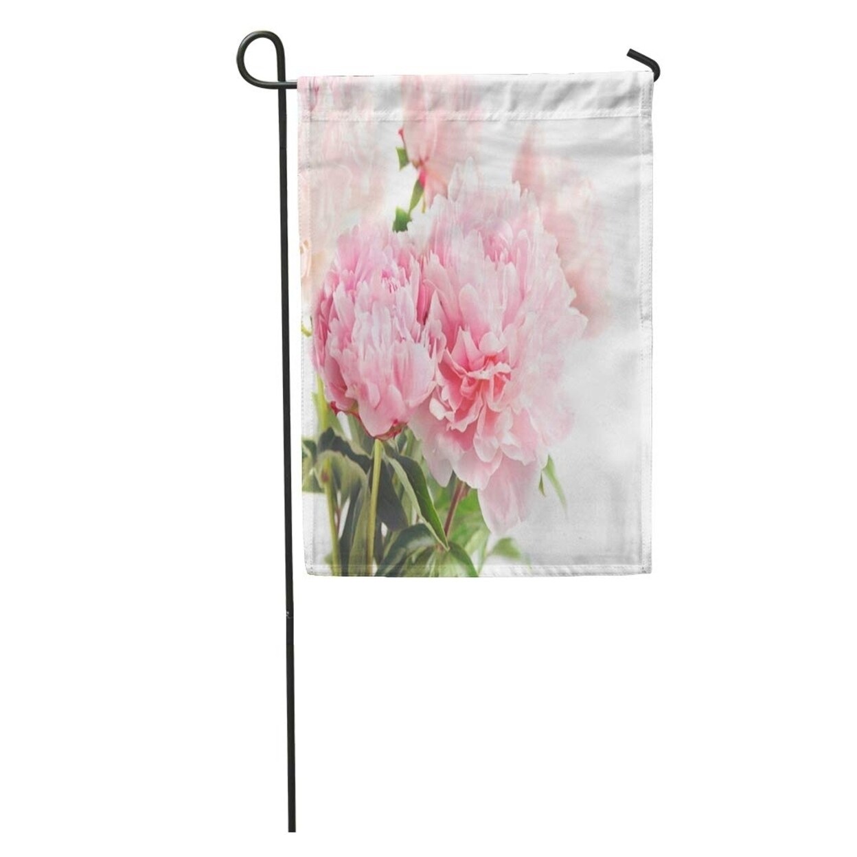 Shop Pink Peony Peonies On Green Blossom White Beautiful Beauty Bloom Garden Flag Decorative Flag House Banner 28x40 Inch On Sale Overstock