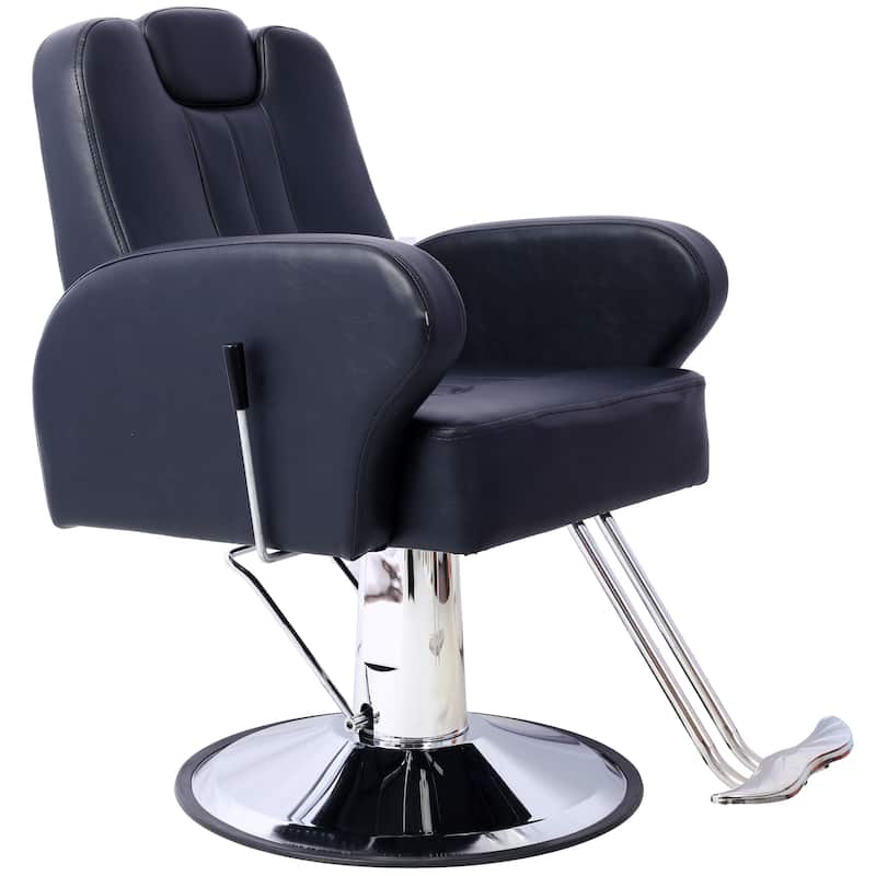 Artist hand Hair Barber Chair,Heavy Duty Hydraulic Spa Furniture Shampoo Reclining Extra Wider Seat Beauty Hair Salon Equipment