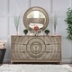 preview thumbnail 1 of 3, Levant Transitional 64-inch Wide Antique Grey 7-Drawer Wood Dresser by The Curated Nomad
