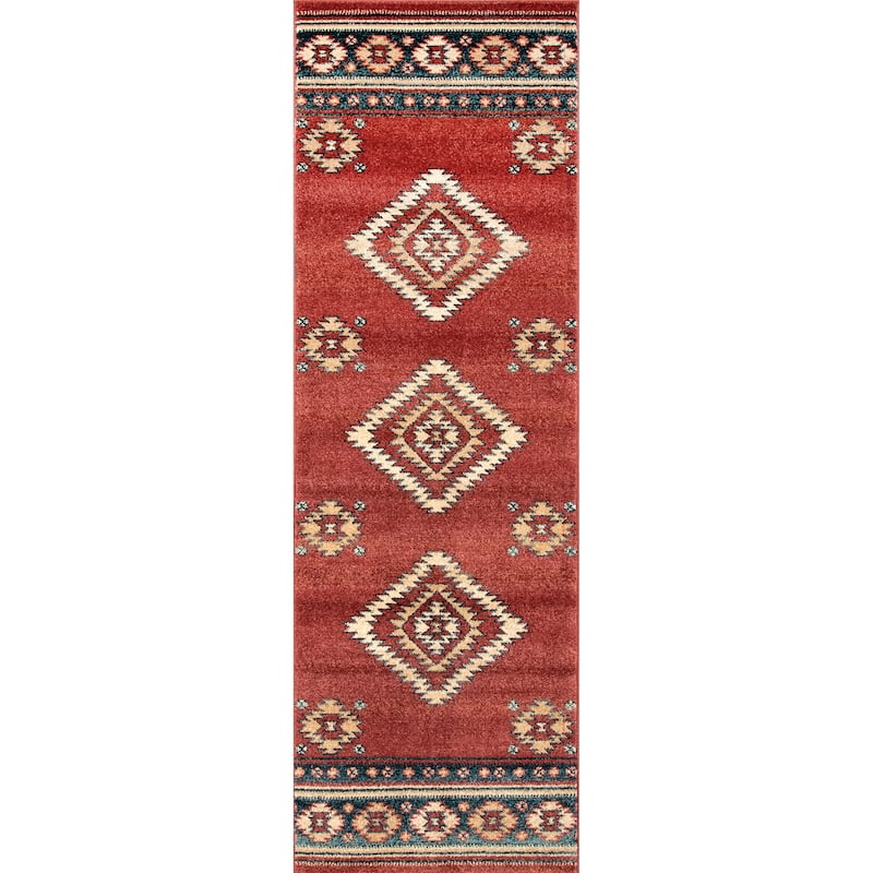 Nuloom Margene Tribal Diamond Area Rug