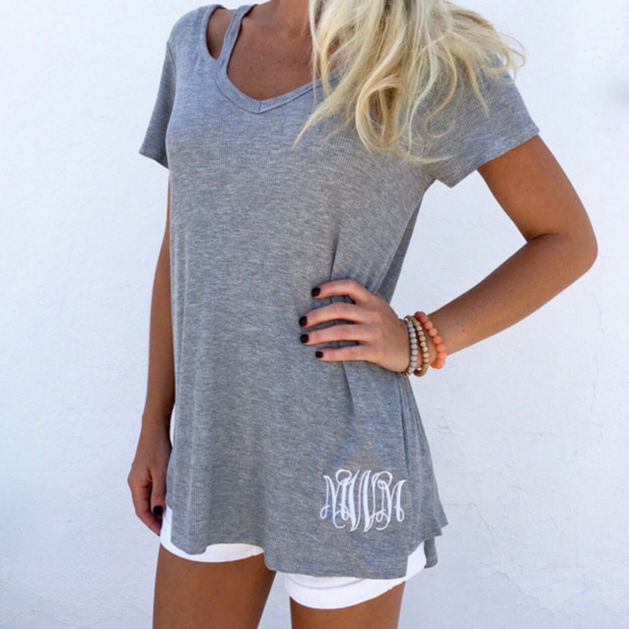 Shop Sexy Women S Summer Shoulder Cut Loose Short Sleeve T Shirt