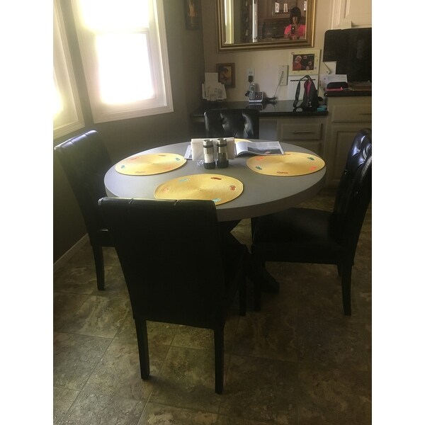 Teague Round Light Weight Concrete Dining Table By Christopher Teague Round Light Weight Concrete Dining Table By Christopher Knight Home Off White On Free Shipping Today 16743272