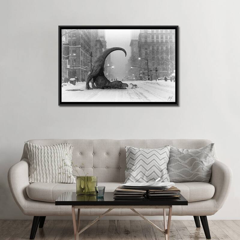 iCanvas "Wanna Play II" by Kathrin Federer Framed Canvas Print