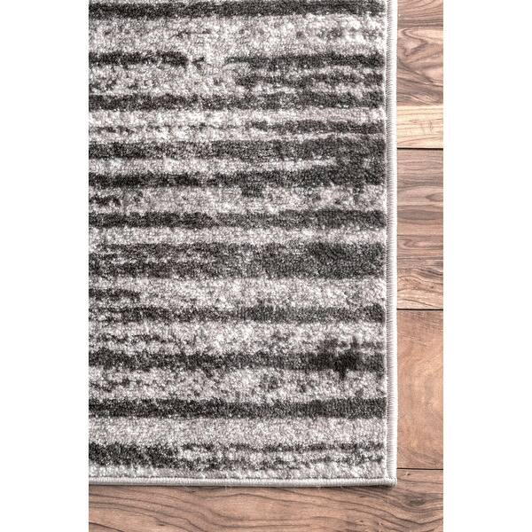 Shop Nuloom Contemporary Abstract Ombre Stipped Area Rug