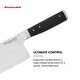 preview thumbnail 5 of 4, KitchenAid Gourmet Forged Cleaver Knife, 6-Inch, Black