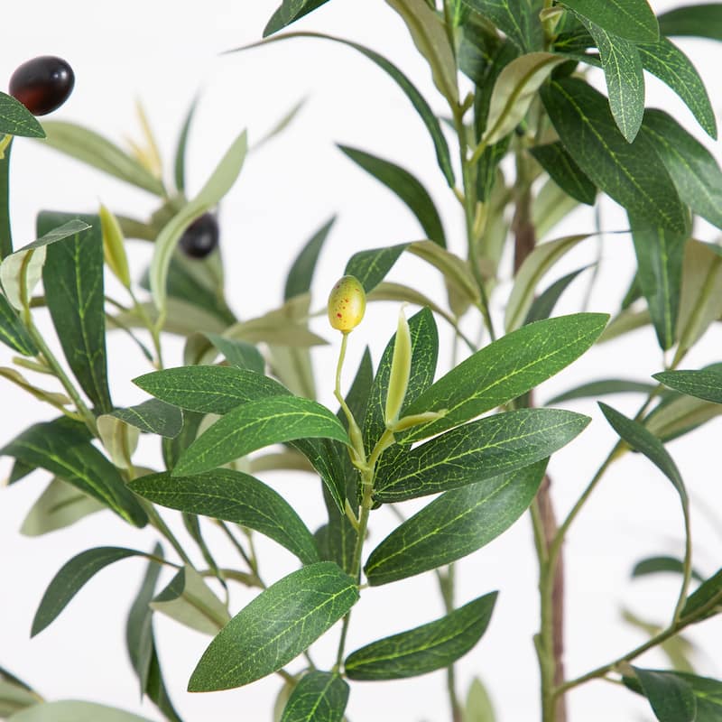 Artificial Potted Olive Tree - 5' - Green